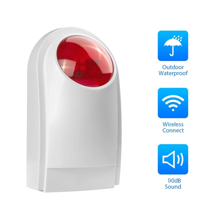 Outdoor Siren with Red Flashlight , Can be used 1.2A 12V as a Backup Battery , PA-100, PA-100 Red Outdoor Siren with Red Flashlight , Can be used 1.2A 12V as a Backup Battery , PA-100, PA-100 Red